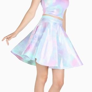 Blackmilk JUICY FRUIT FAIRY FLOSS POCKET SKATER SKIRT SZ M